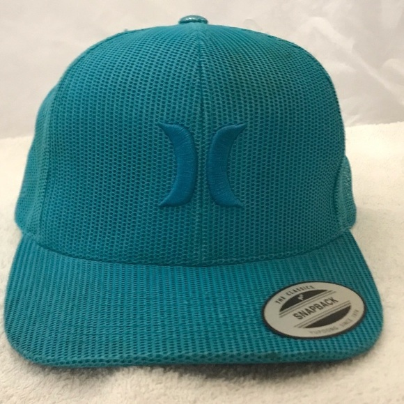 Yupoong for HURLEY Adjustable SnapBack Nylon Mesh Sport Cap - Picture 1 of 14